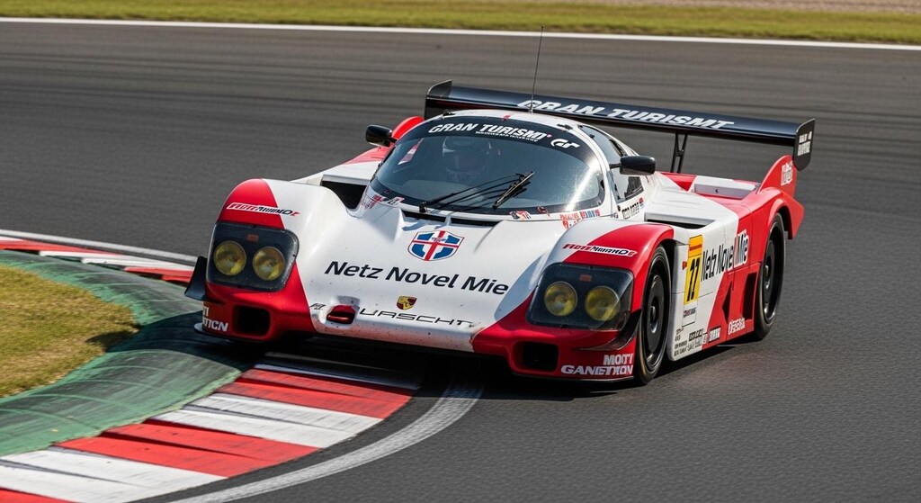 ポルシェ962Cレーシングカー