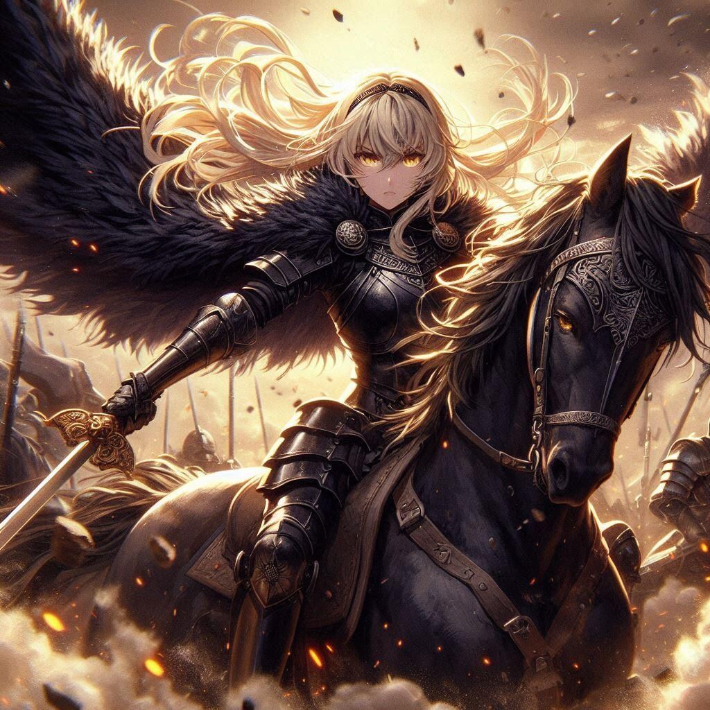 ブロンドの女騎士さん680