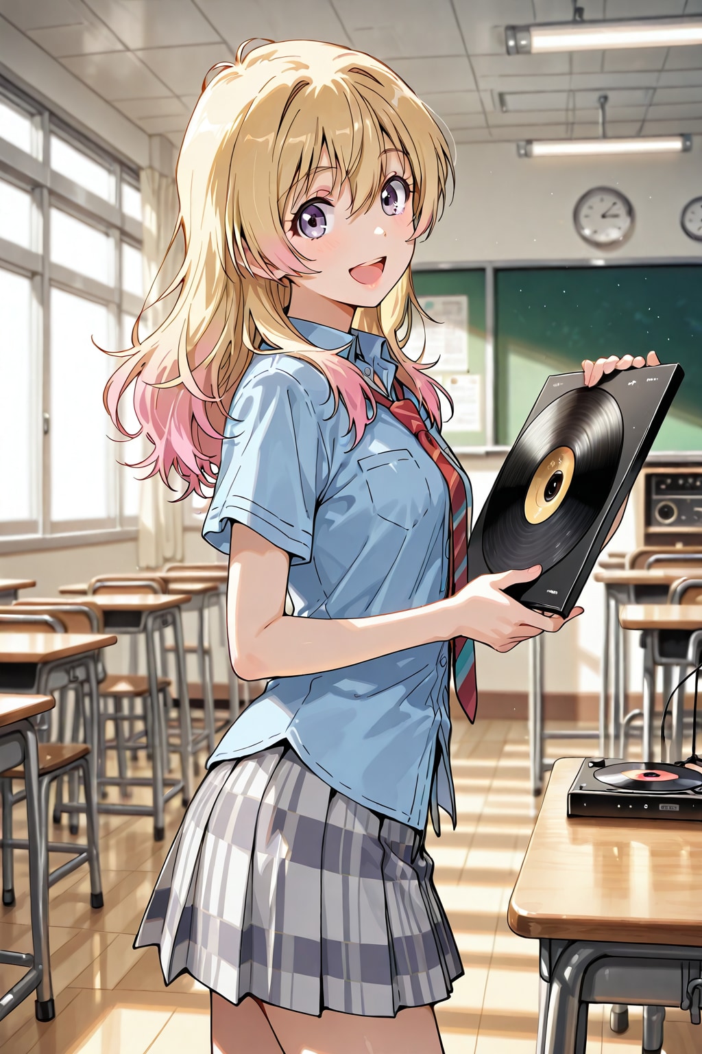 私 レコードって初めて見た！