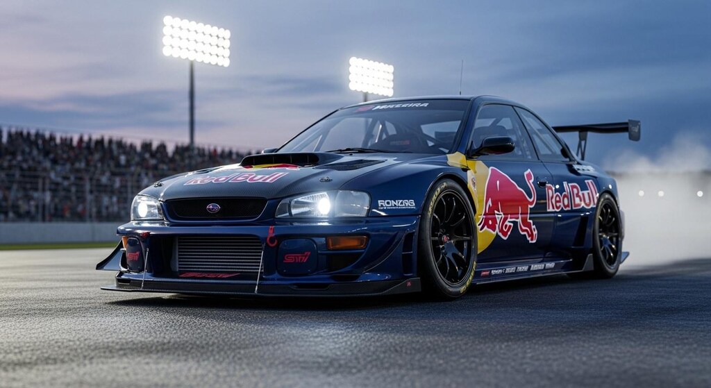 レッドブルインプレッサレーシングカー
