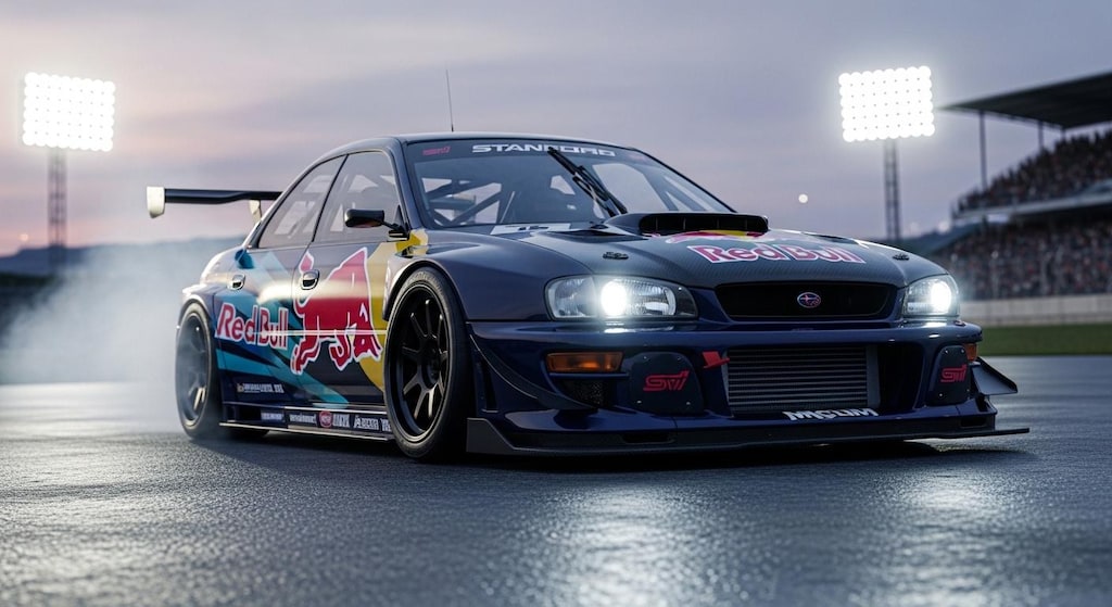 レッドブルインプレッサレーシングカー
