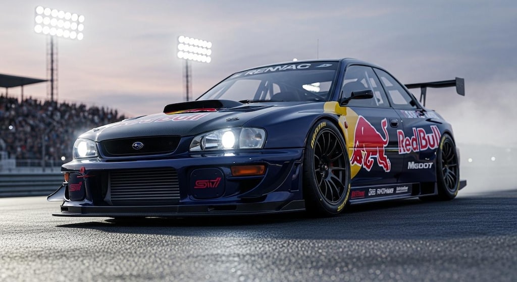 レッドブルインプレッサレーシングカー
