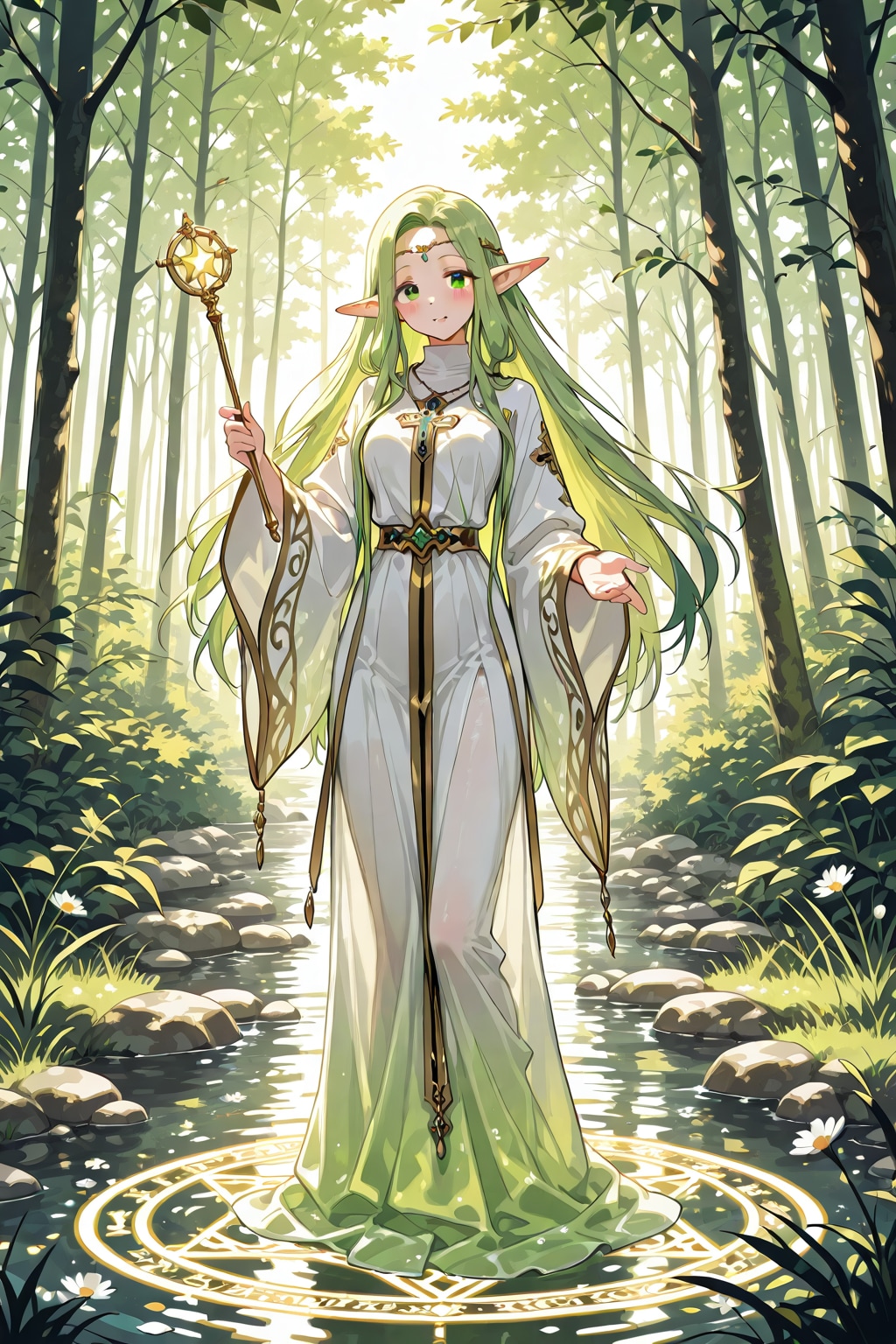 森の中のエルフ