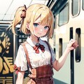 赤チェックもえ 2枚目