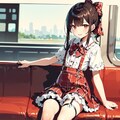 赤チェックもえ 3枚目