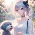 うちの子と犬 8枚目