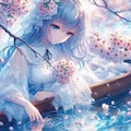 水鏡の桜 4枚目
