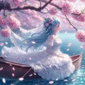 水鏡の桜 3枚目
