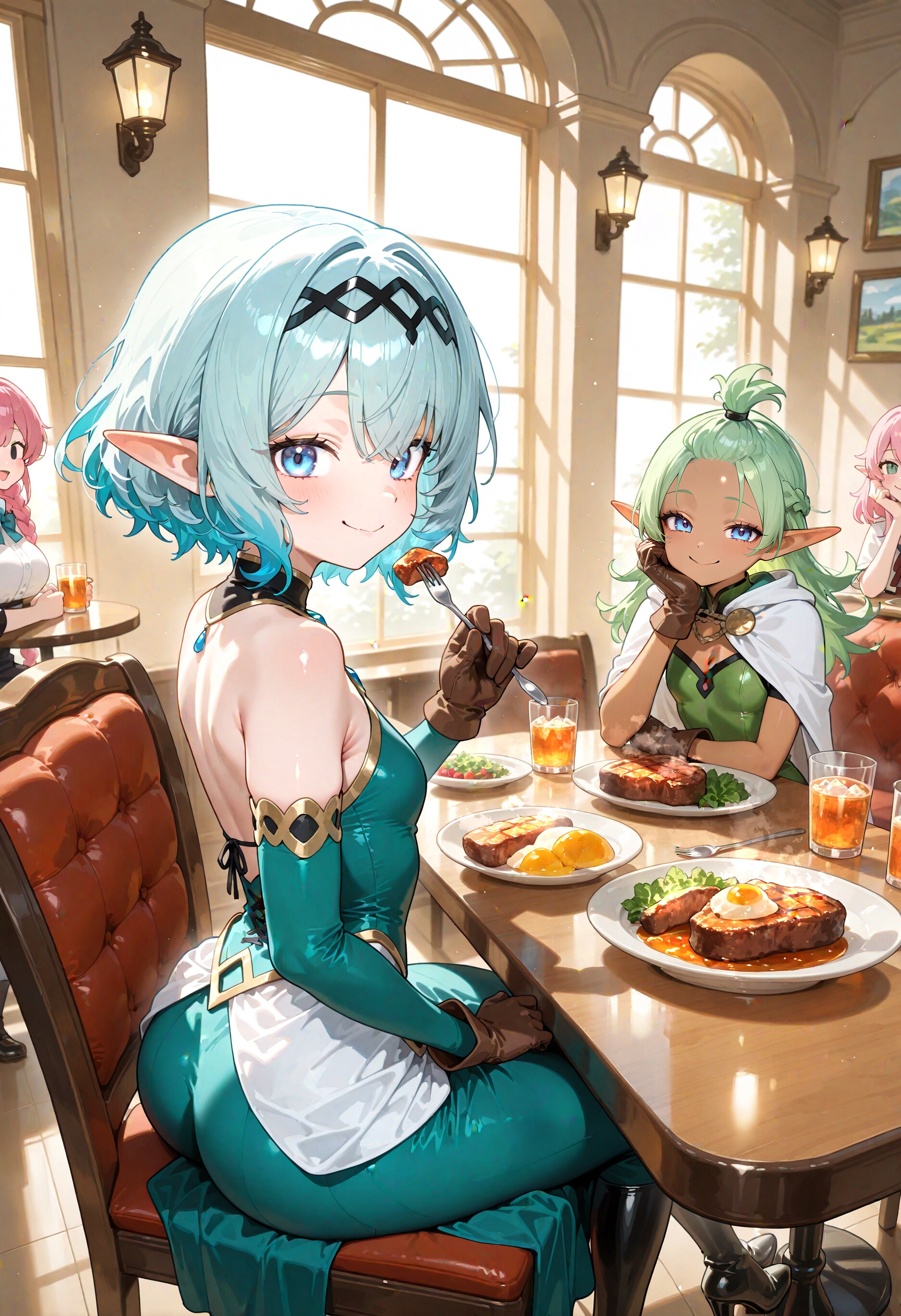 お昼のエルフ 2025.5.1 | の人気AIイラスト・グラビア