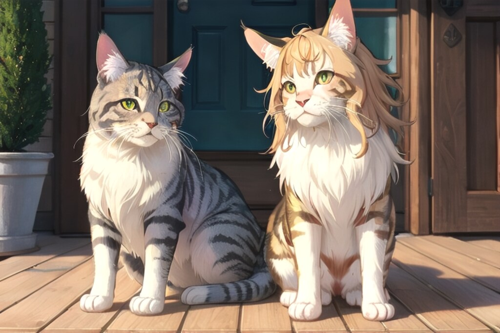 究極のモフモフの巨大猫