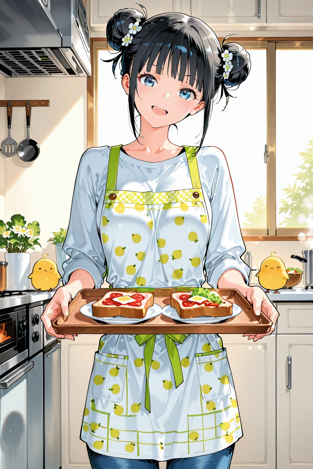 おだんごちゃん🍡✨と朝ごはん🍚✨　4/26
