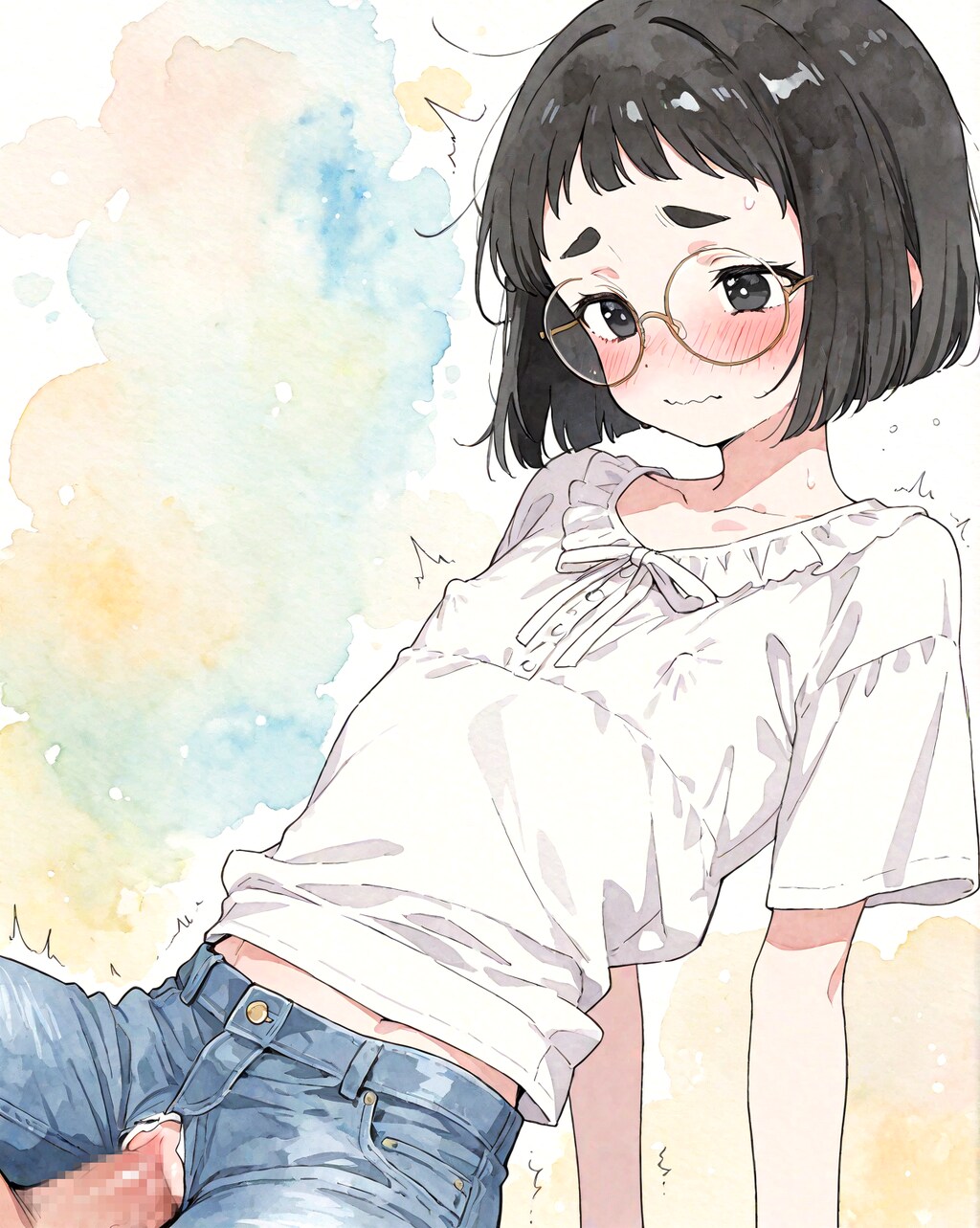 anarchyな穴あきジーンズ