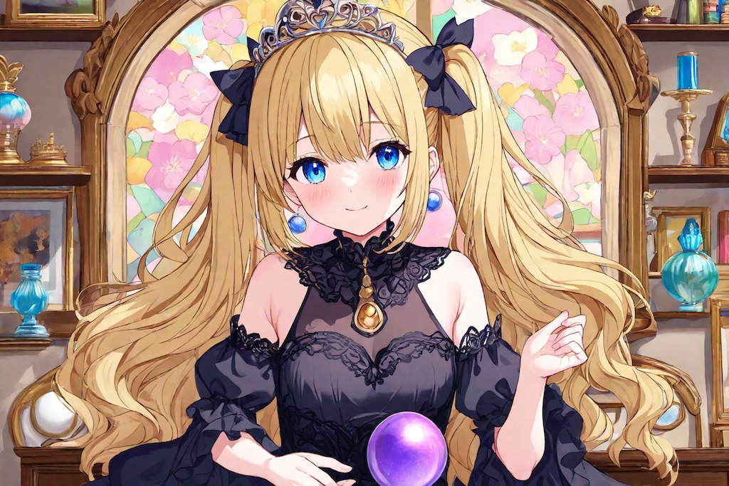 金髪の占い少女２