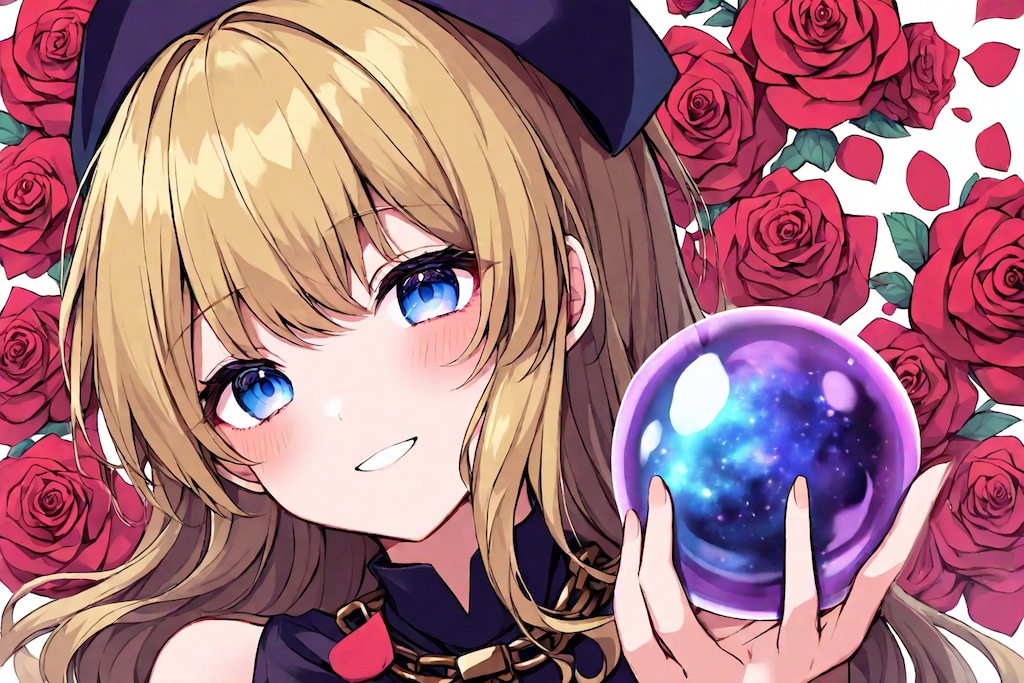 金髪の占い少女２