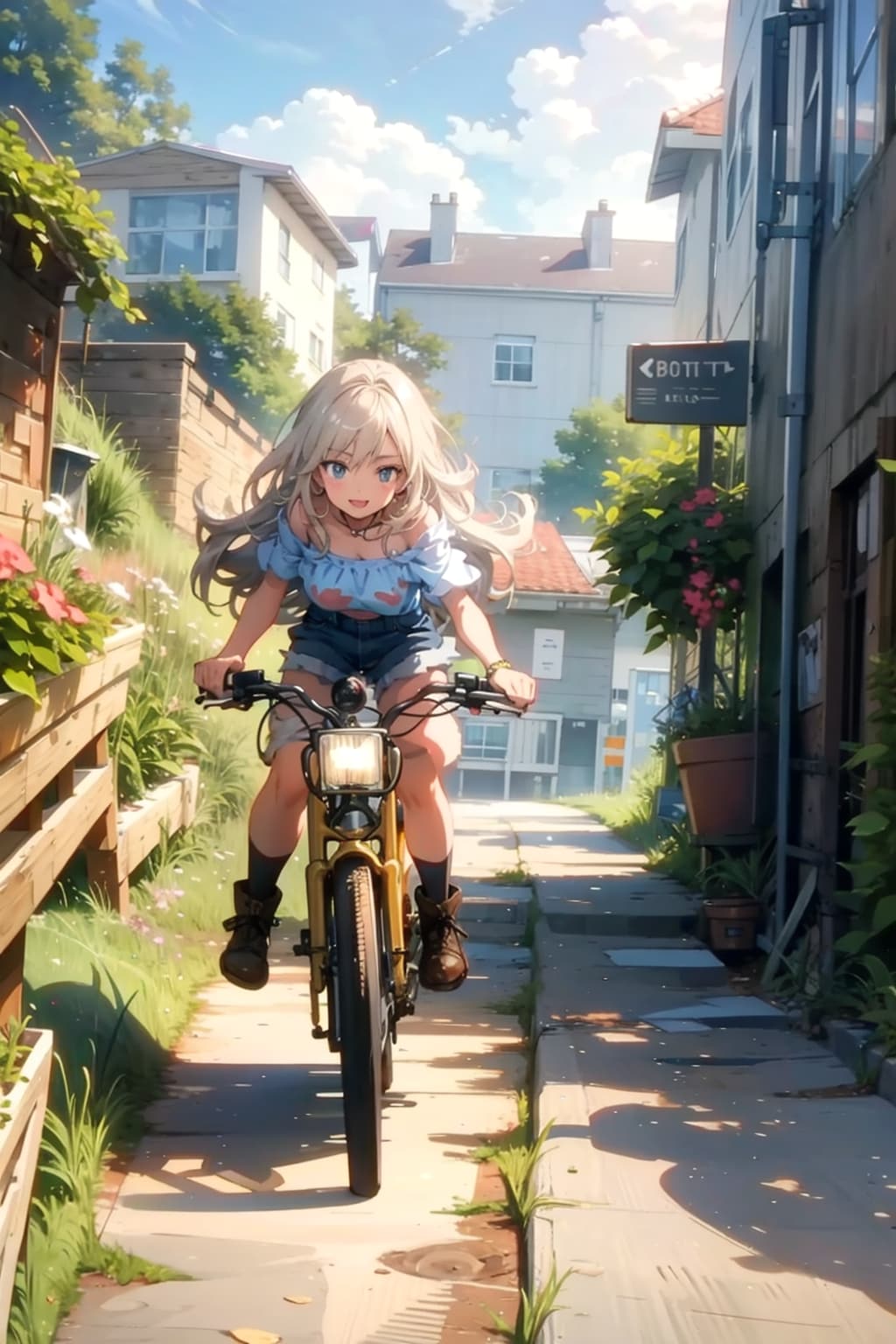 路地裏 | の人気AIイラスト・グラビア