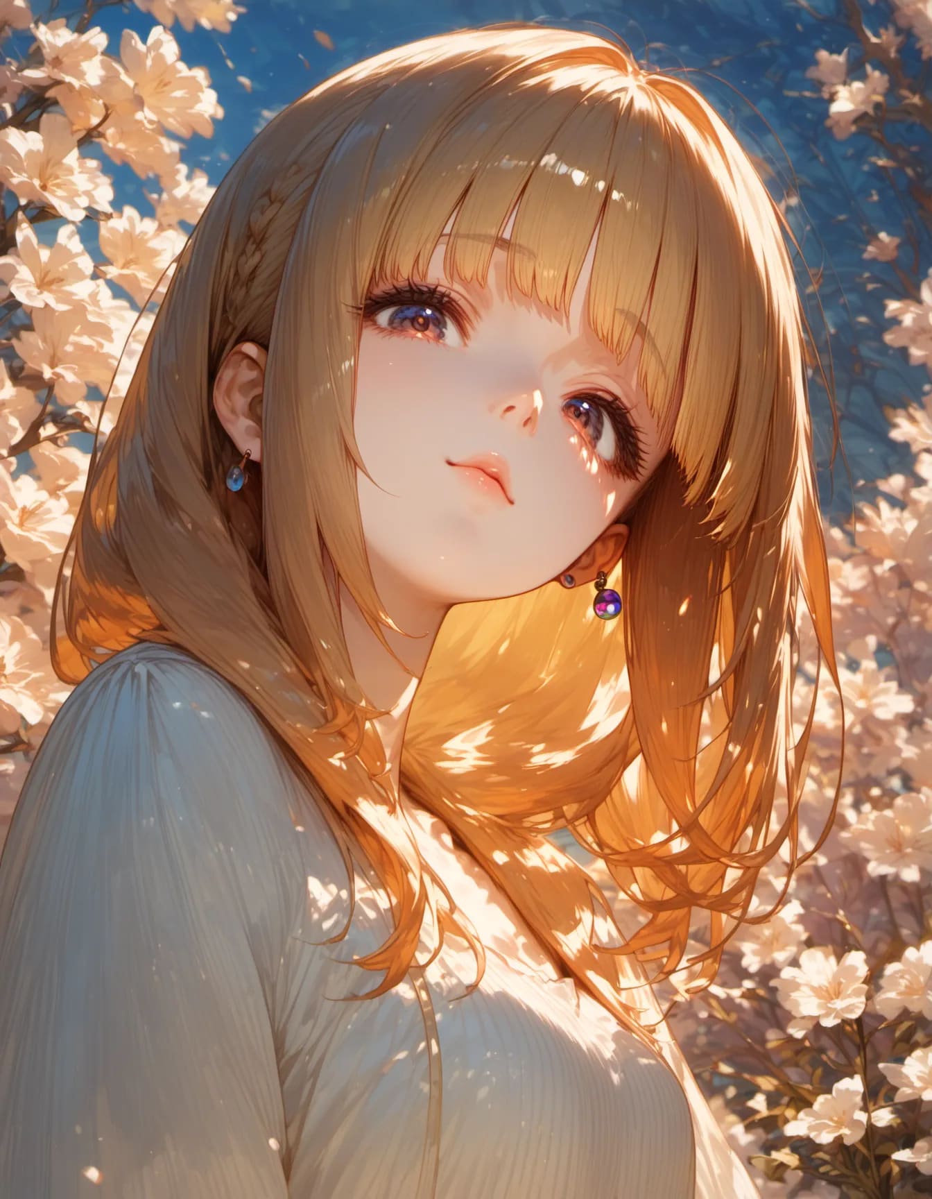 Bloom Beneath the Cherry Light