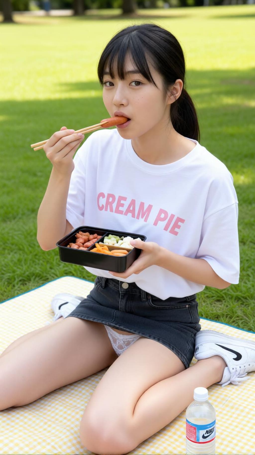 職場の先輩で新妻の舞さんと隣県の運動公園デート✨