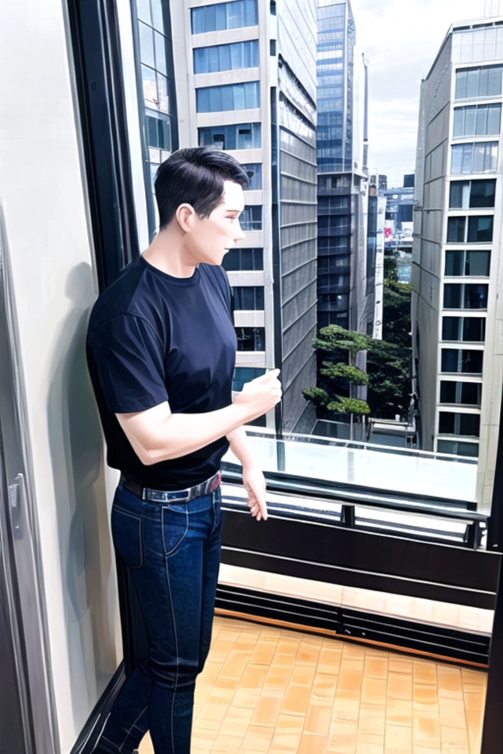 アイドル事務所の光景と指導役