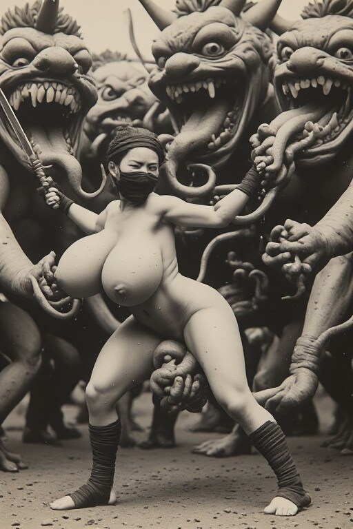 古代の真の対魔忍 4