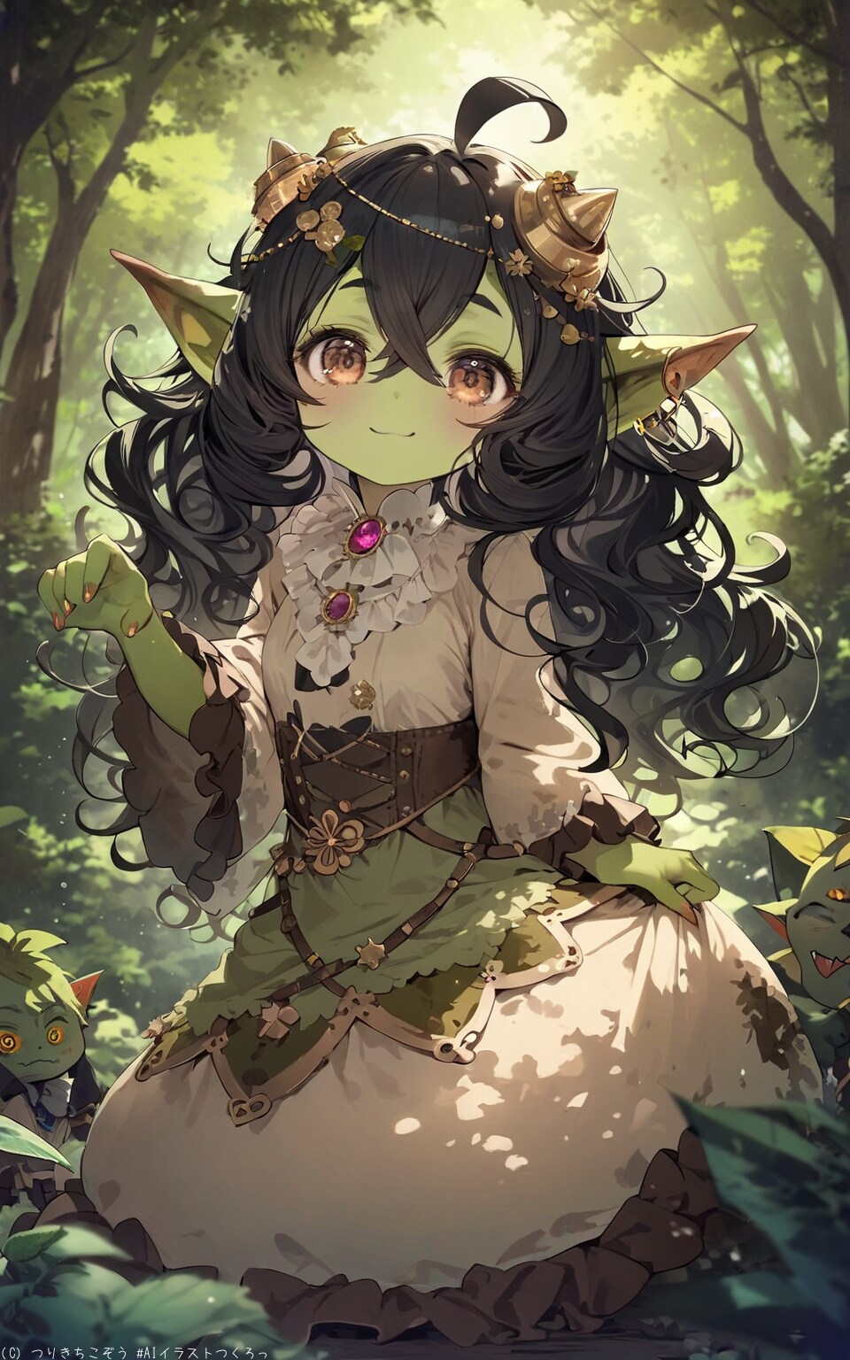 かわいいゴブリン少女 | の人気AIイラスト・グラビア