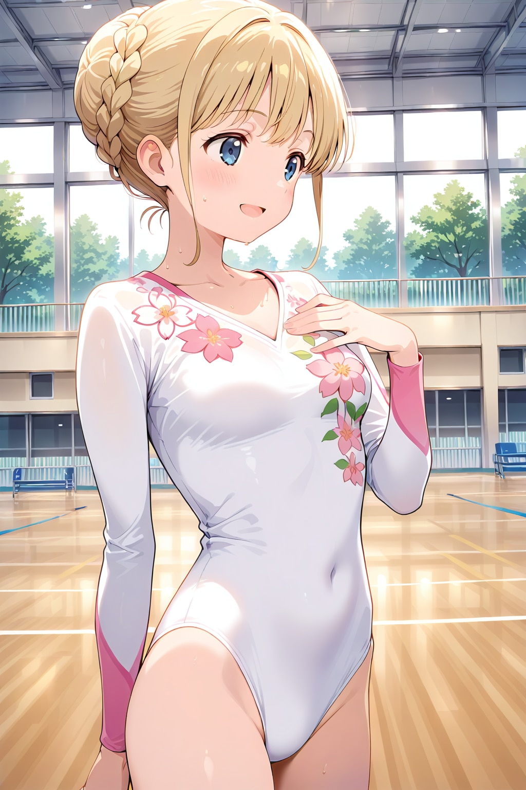 新体操部の瑛梨ちゃん✨６１ | の人気AIイラスト・グラビア