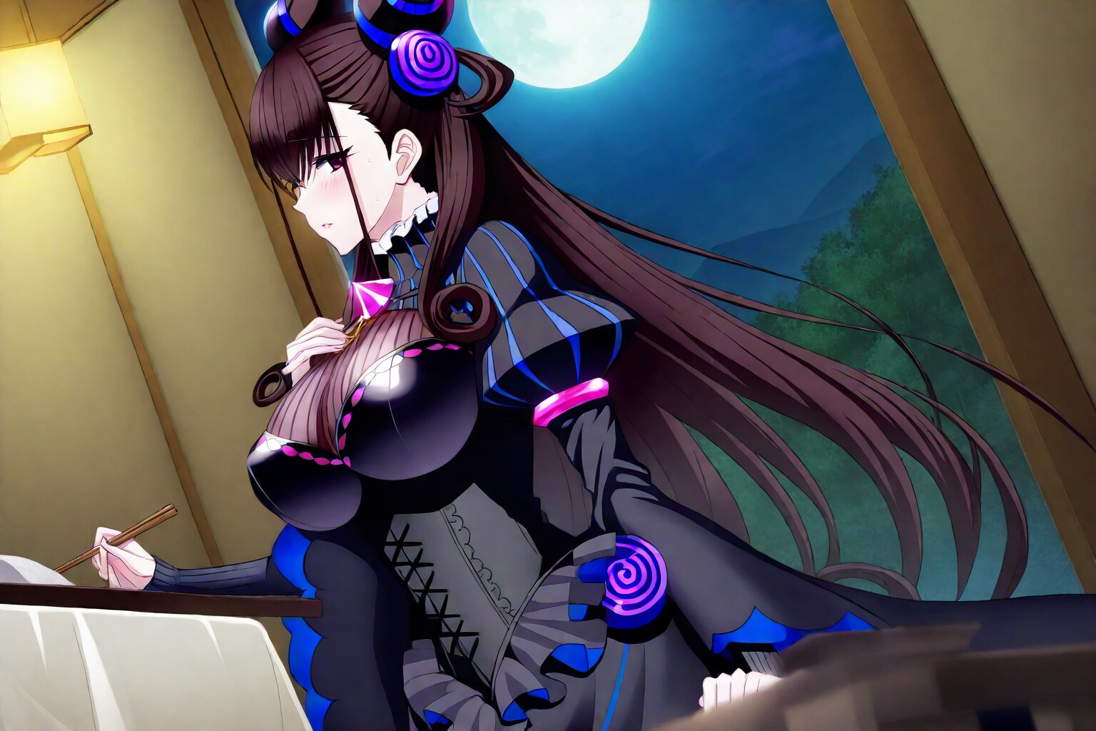 現代風ドレスの紫式部 | の人気AIイラスト・グラビア