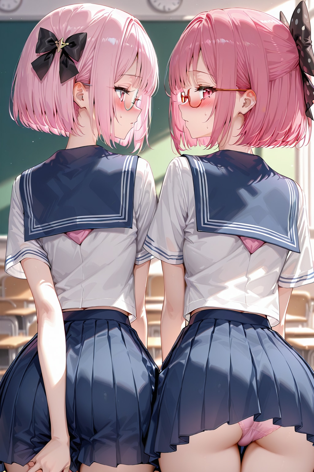 女子生徒のお尻