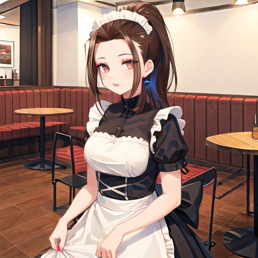 メイドっぽくないですね… | の人気AIイラスト・グラビア