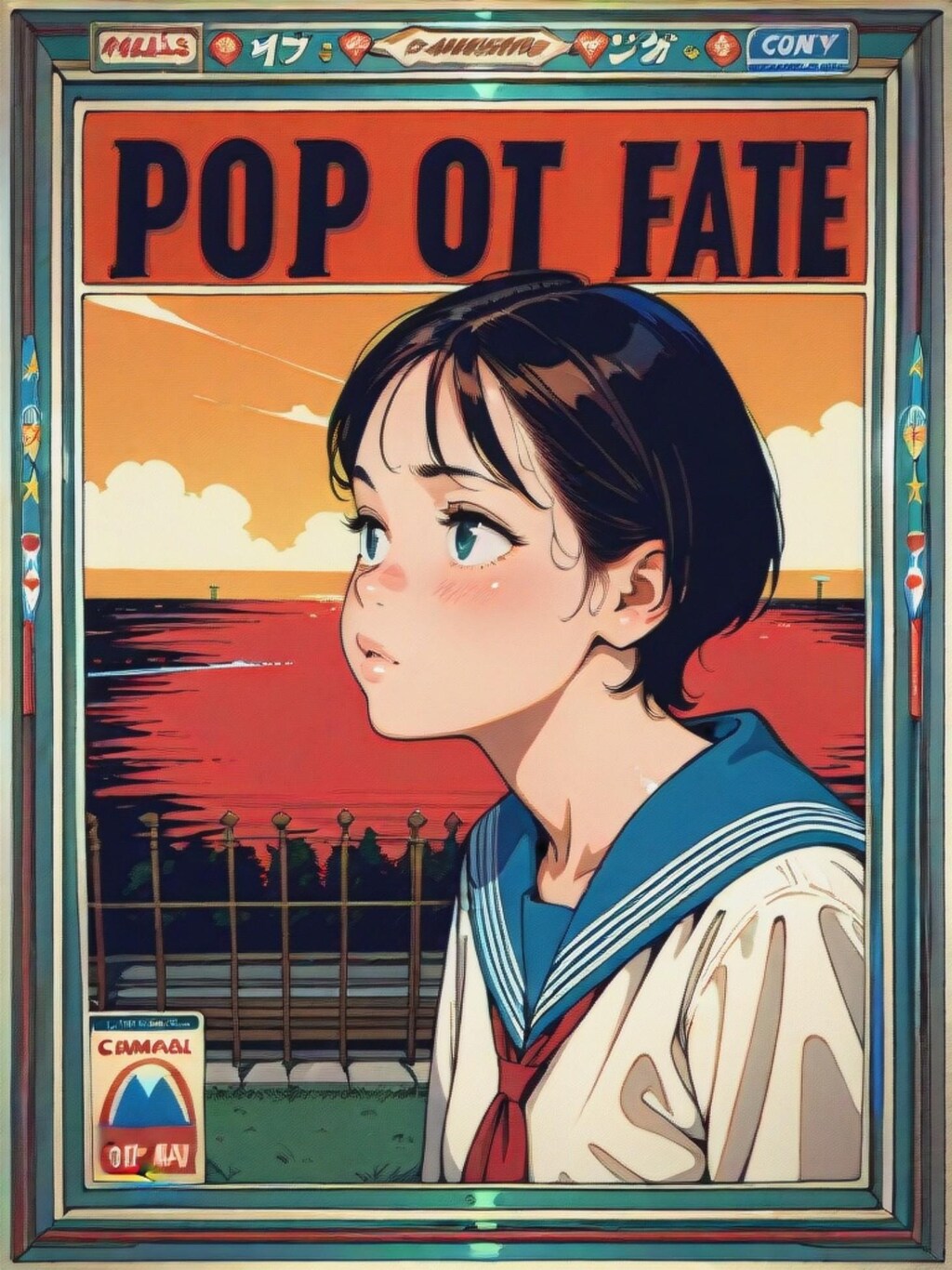 黒髪ちゃんのポスター