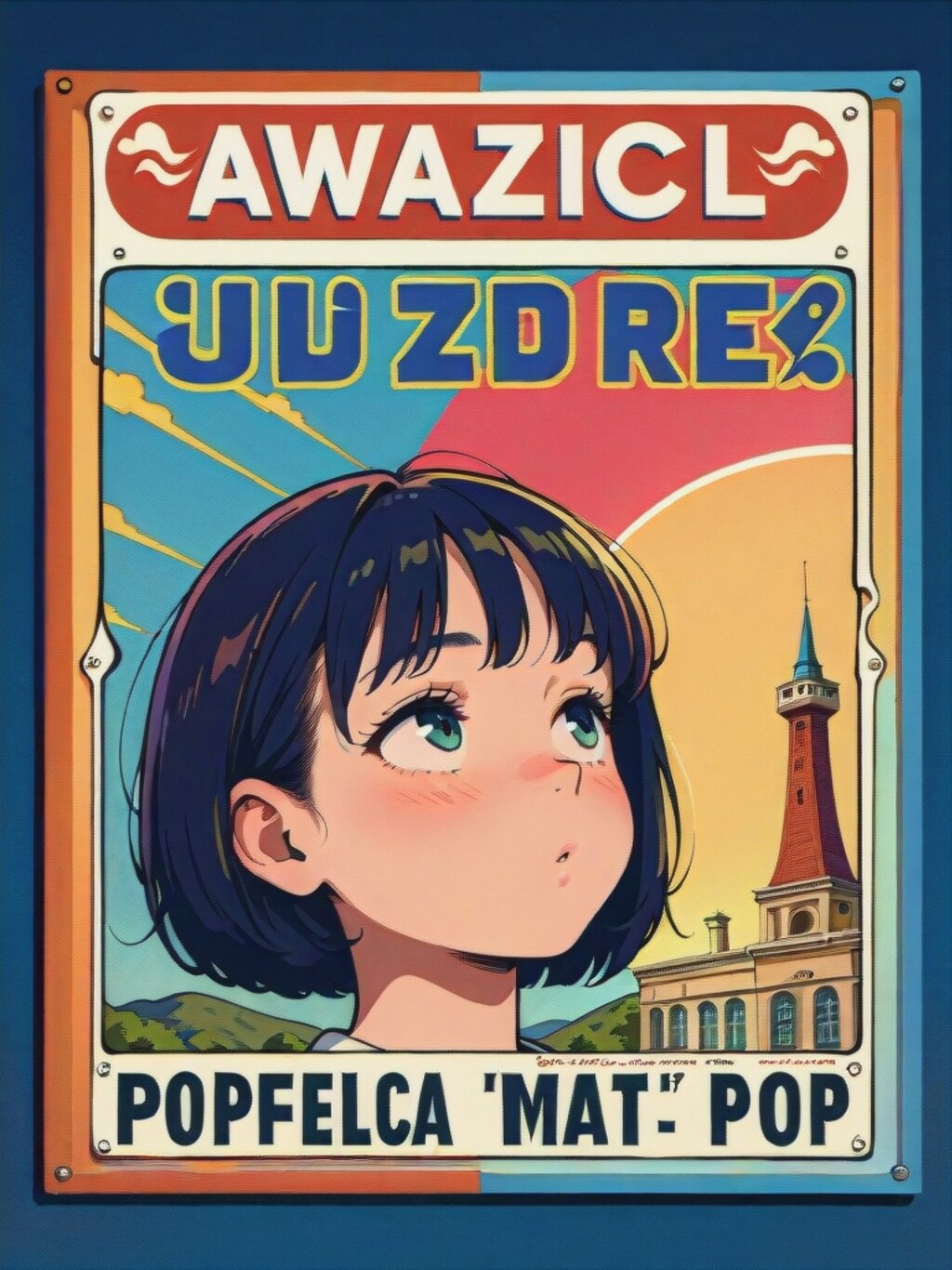 黒髪ちゃんのポスター