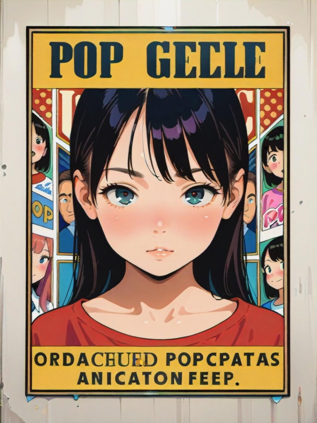 黒髪ちゃんのポスター