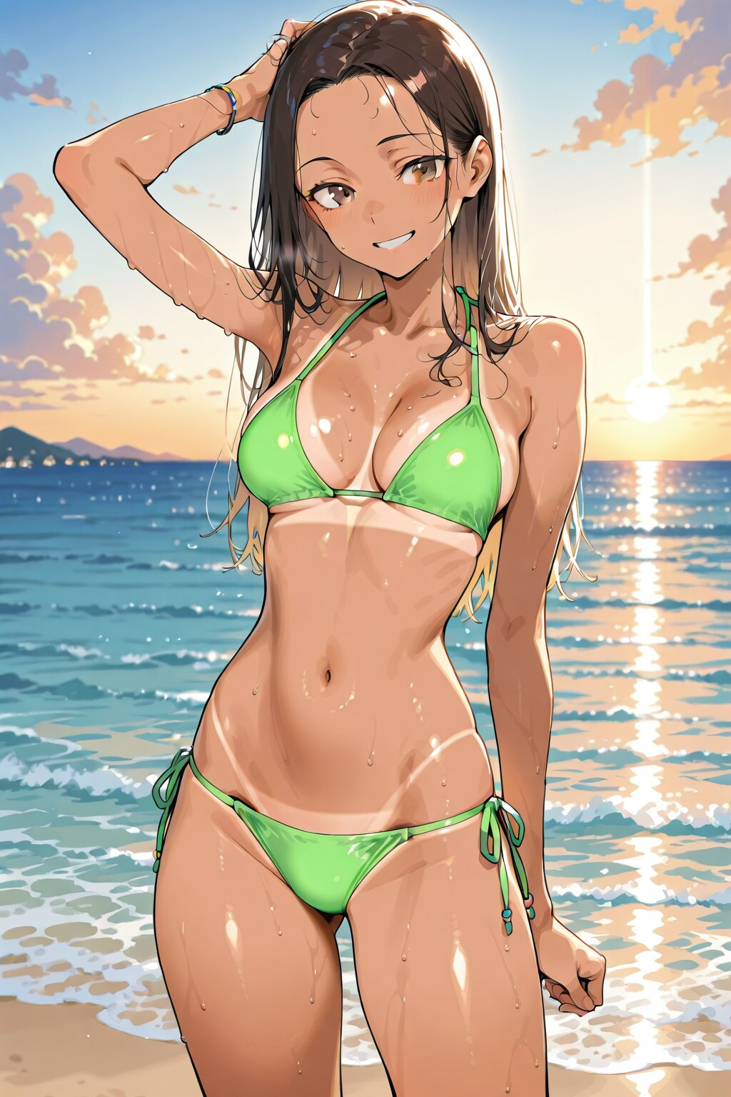 水着美少女