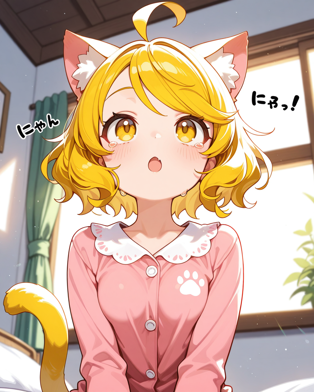 朝起きたら猫耳になっていた黄島ユイちゃん