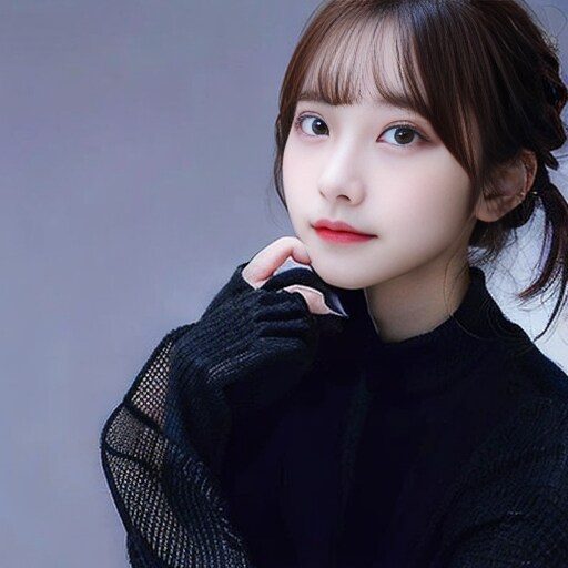シンプルな日本の美少女
