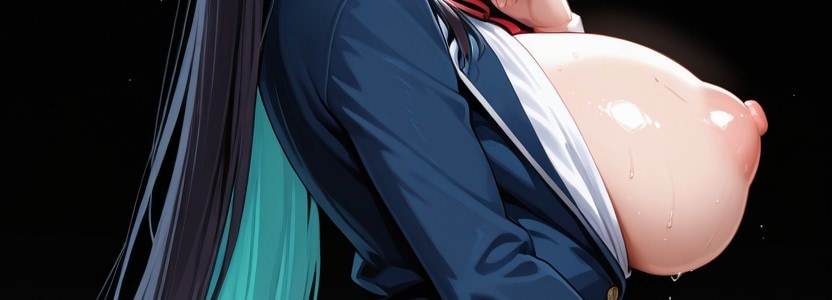 デカケツと横乳