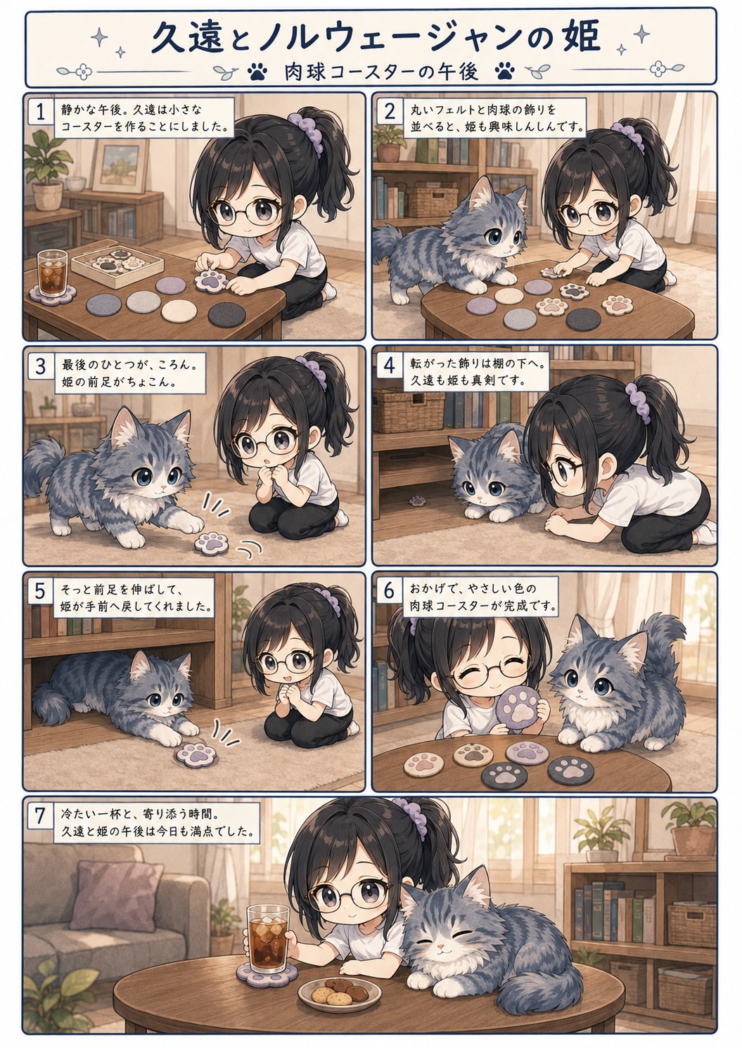 Cat Manga / 猫漫画 #patreon #猫漫画 #ちびキャラ #可愛い #猫好き #AI漫画 #猫あるある #manga #comic #cat #catcomic #catmanga | の人気AIイラスト・グラビア