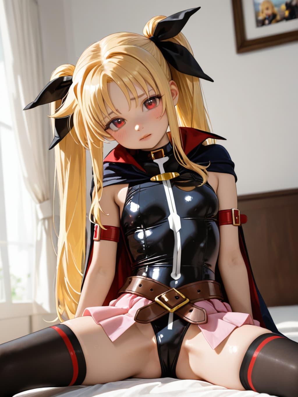 魔法少女種_フェイト_002 座位姿