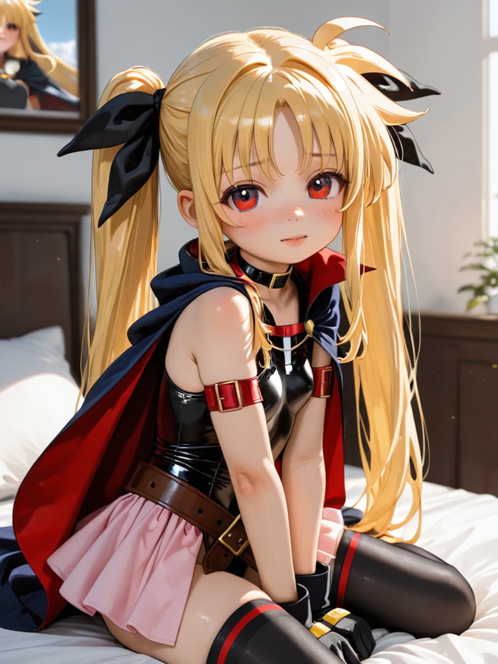 魔法少女種_フェイト_002 座位姿