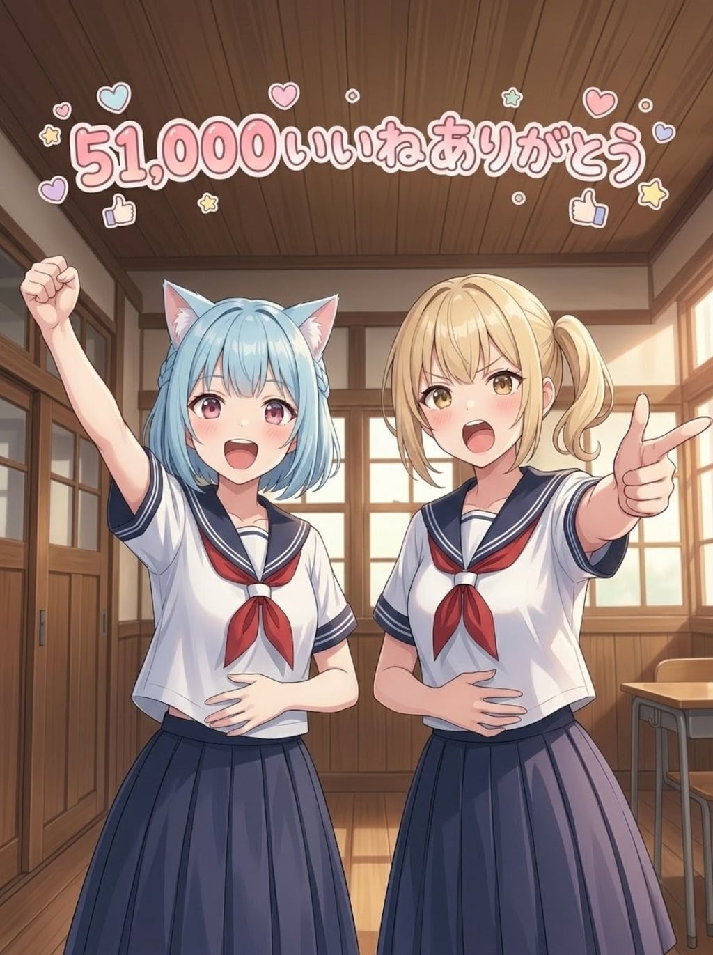 【累計51000いいね記念】ゴイゴイスーポーズ