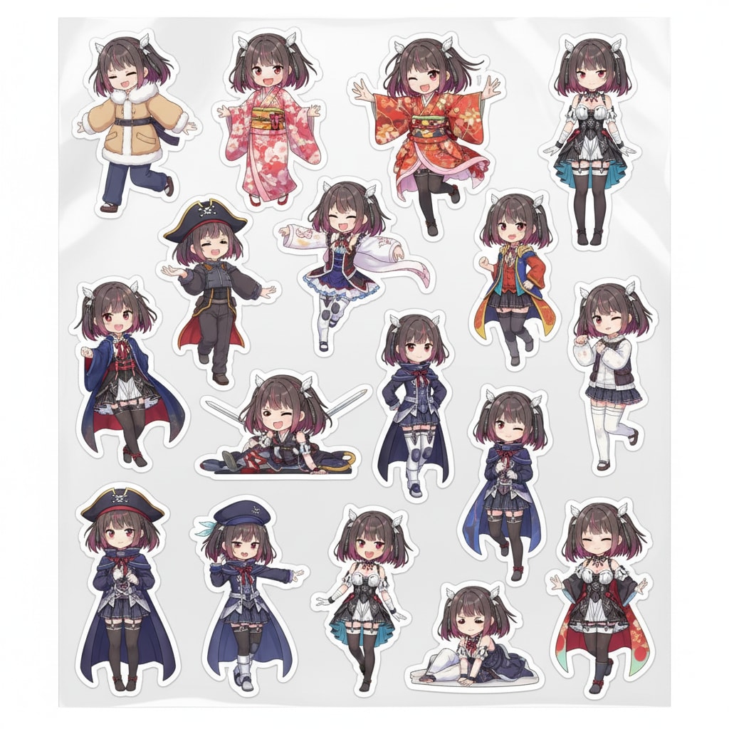 ミテルちゃんシールセット