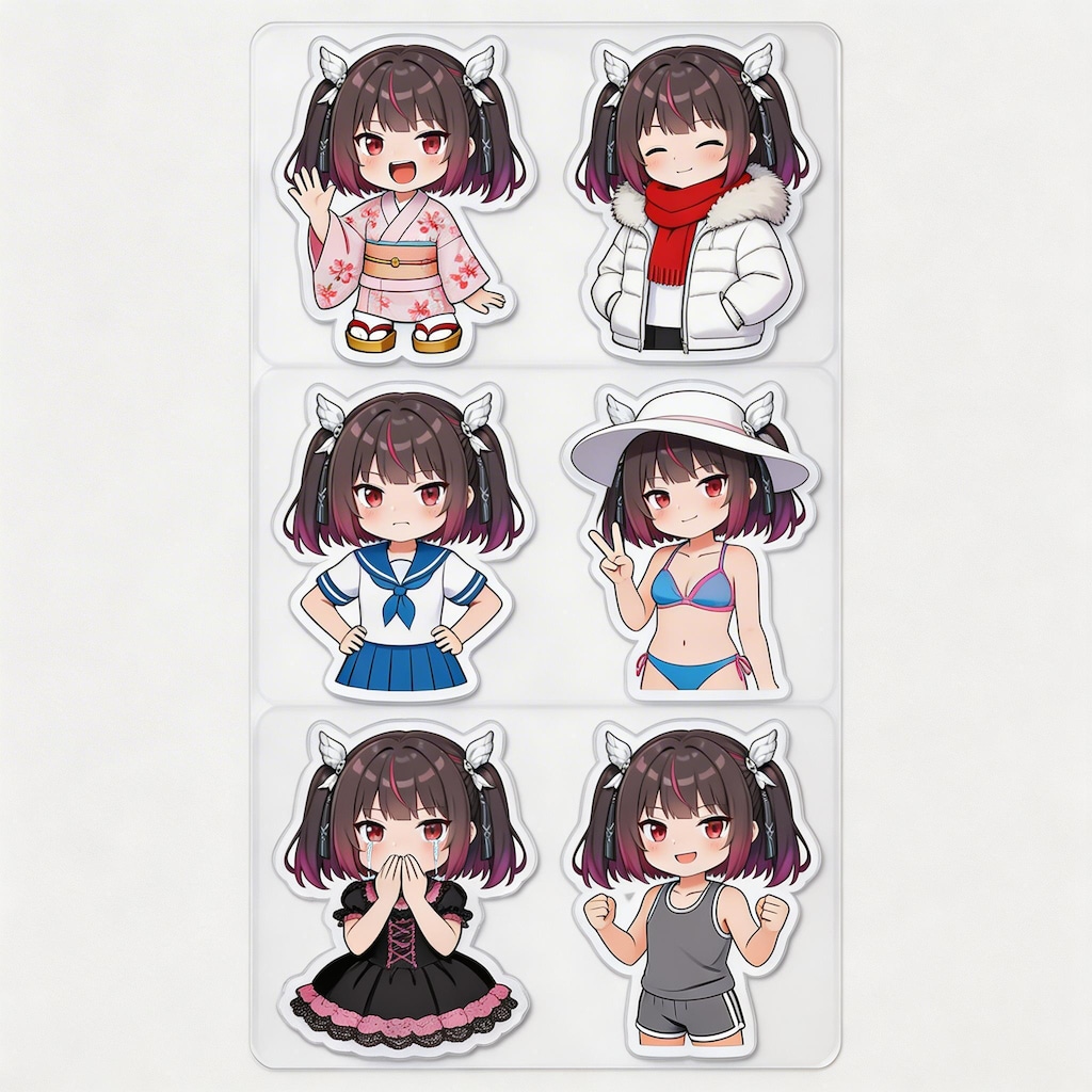 ミテルちゃんシールセット