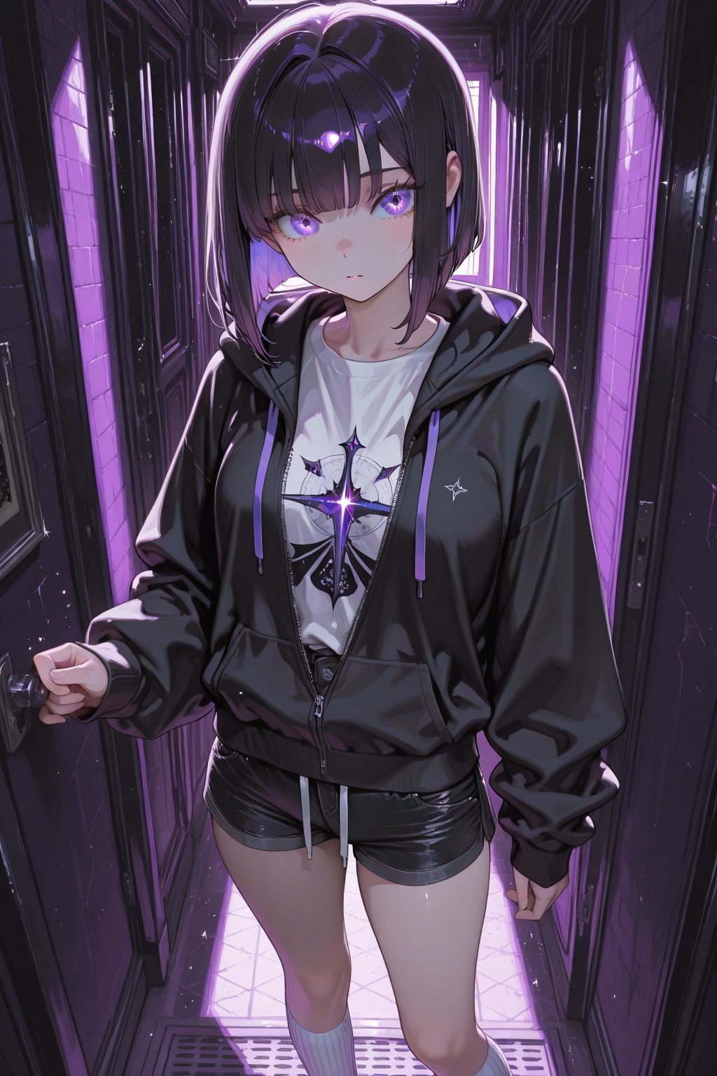 紫色が似合う女の子58