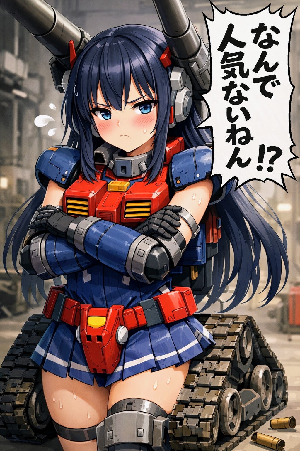 ガンタンク擬人化半MSお姉やん