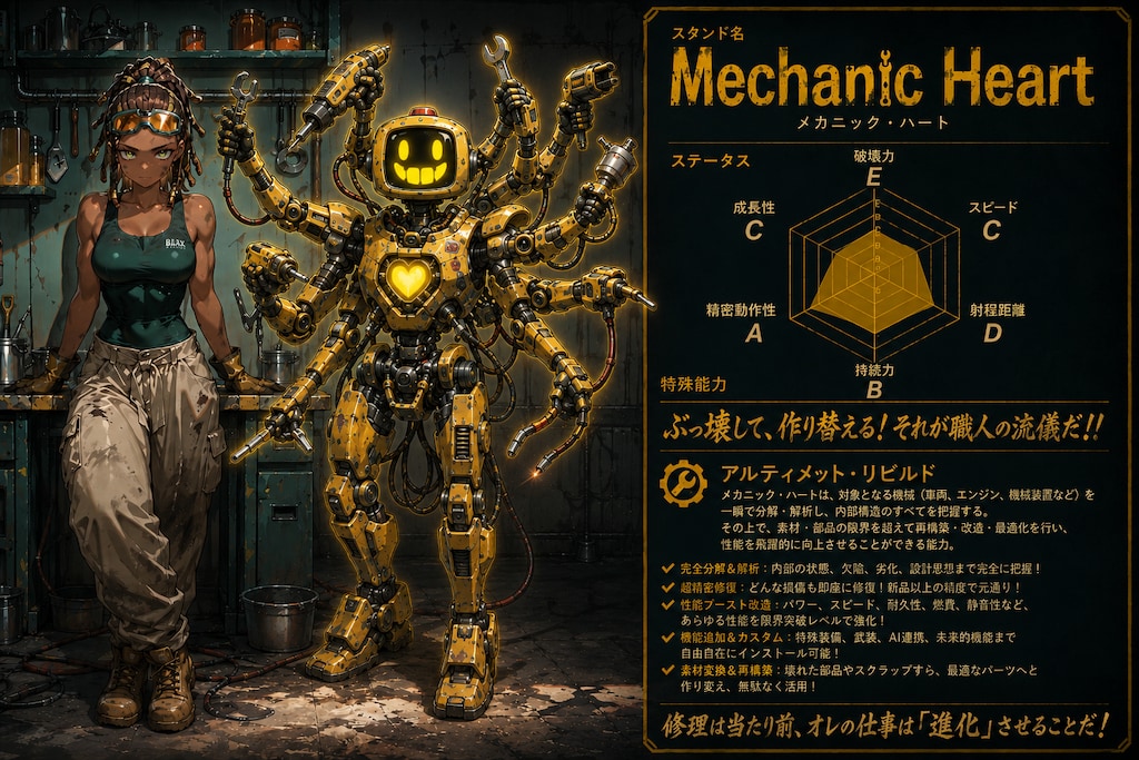 Mechanic Heart(ルシア・ドレムドの守護霊)