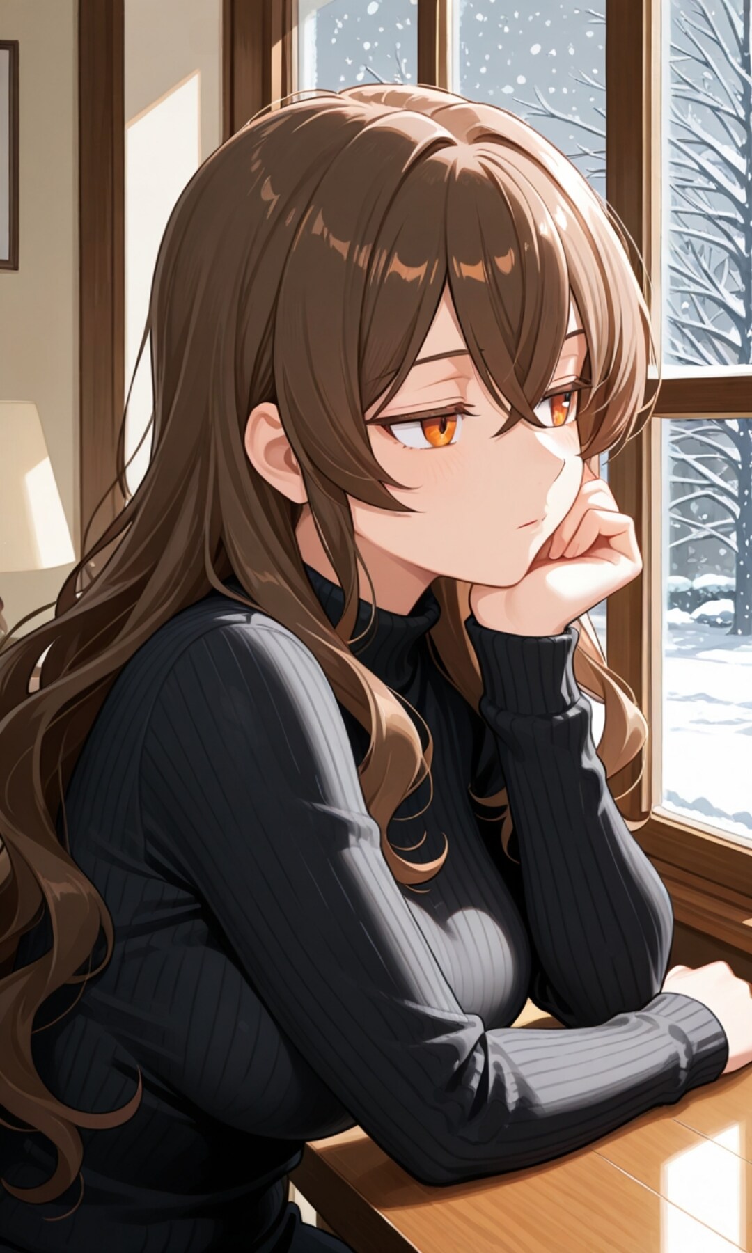 【うちの子ママ】まだ雪降るのかよ…。