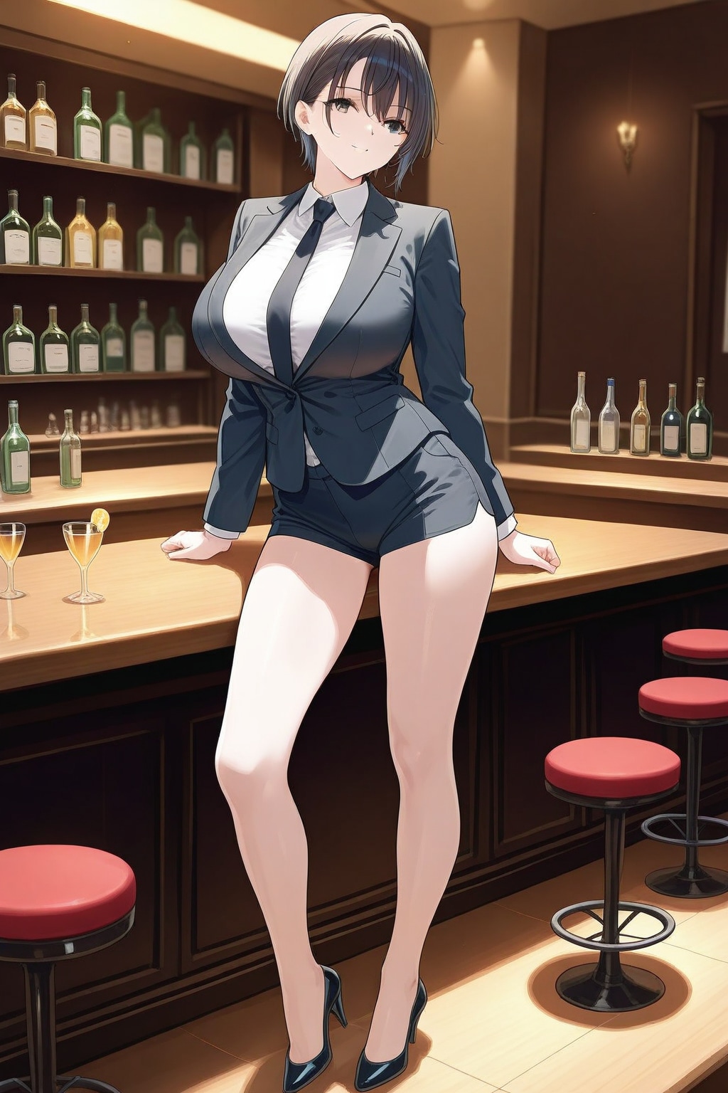 UNICORNでスーツの女性