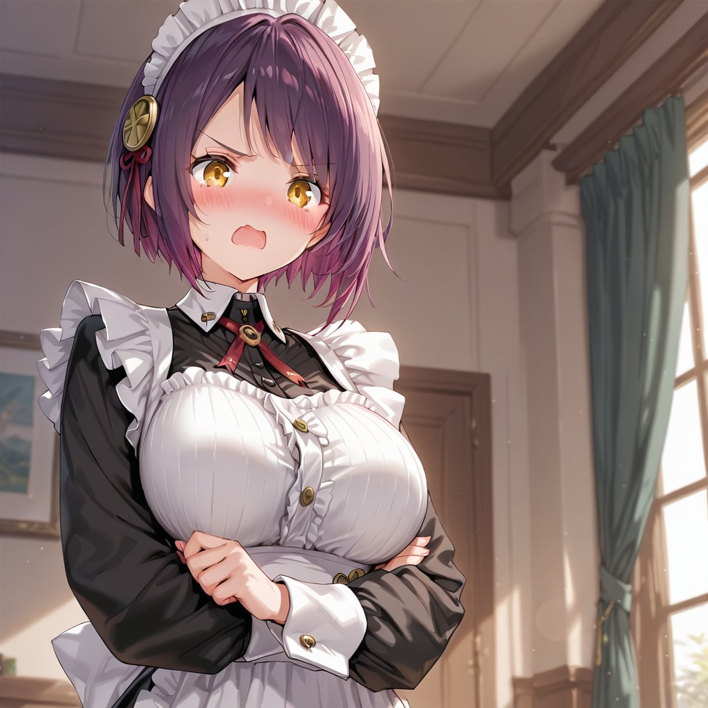 おはようございます（挨拶メイドの芽衣ちゃん）