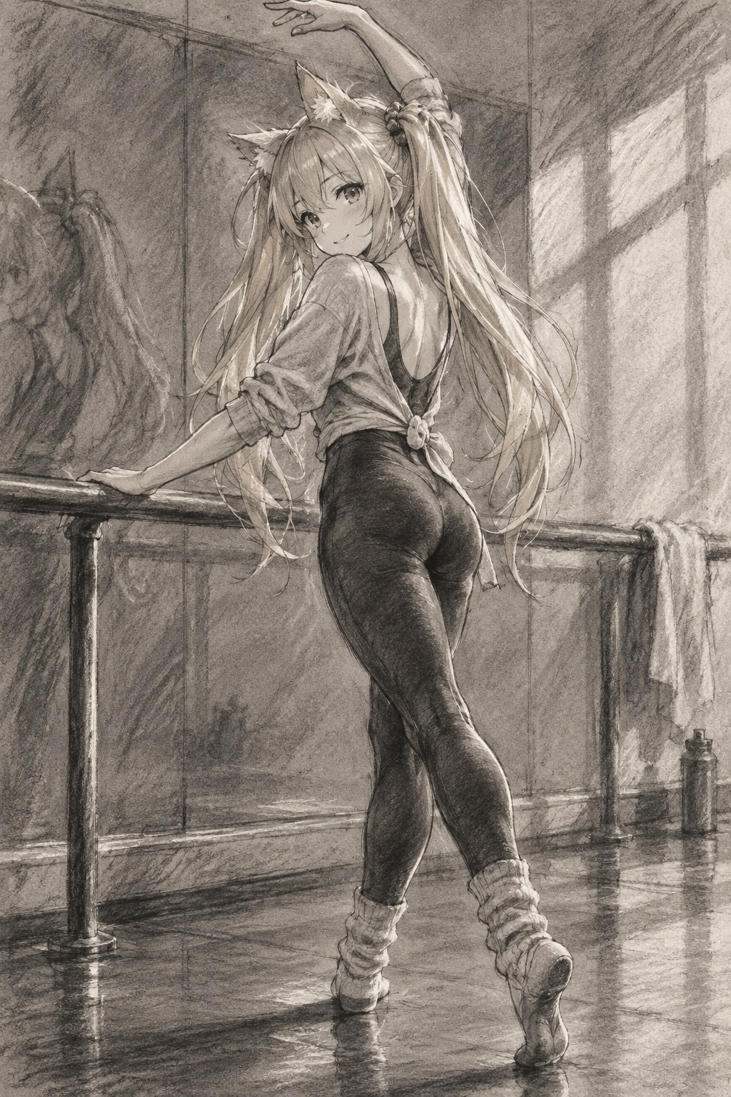 鉛筆画のミラ | の人気AIイラスト・グラビア