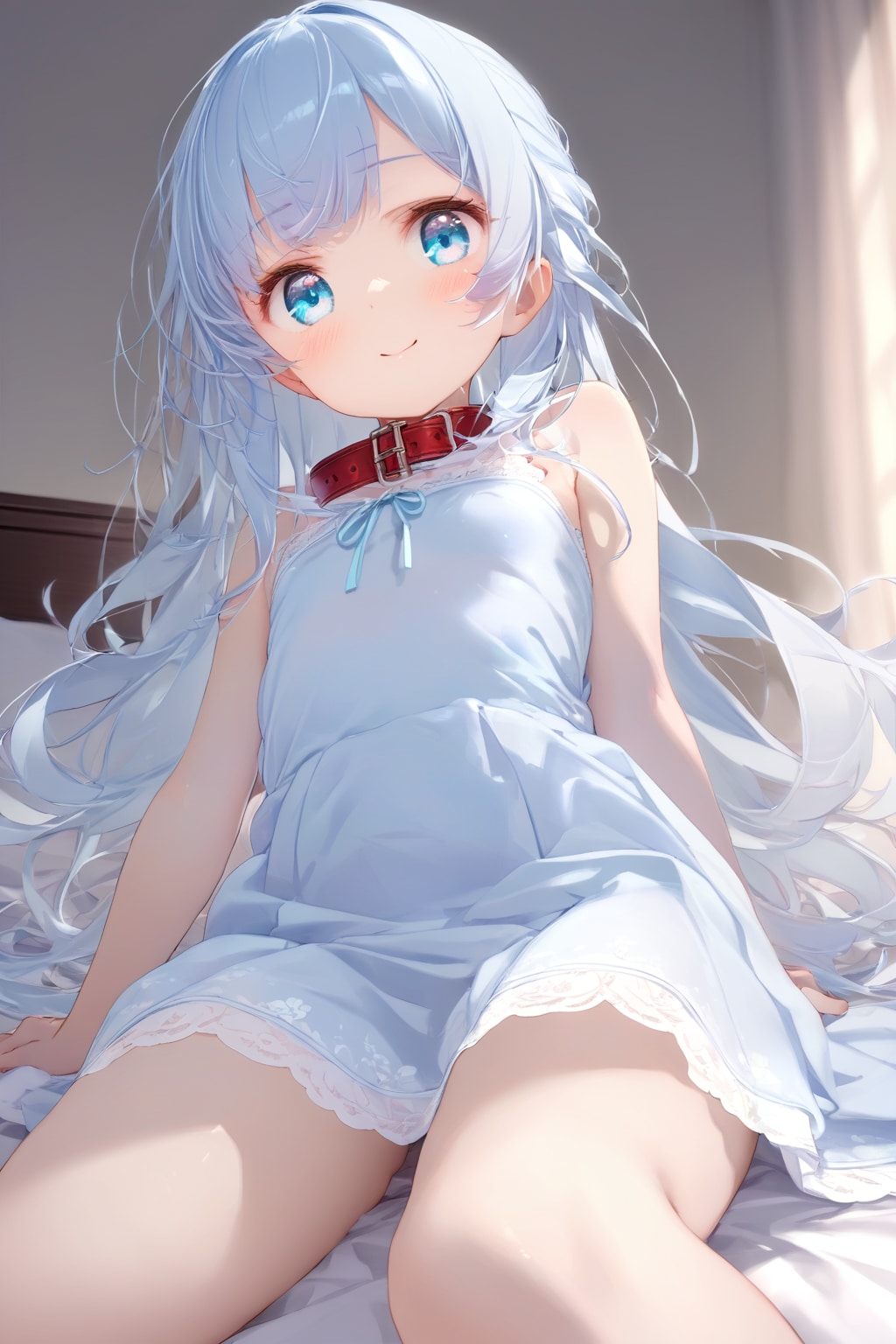 チャームポイントの赤い首輪