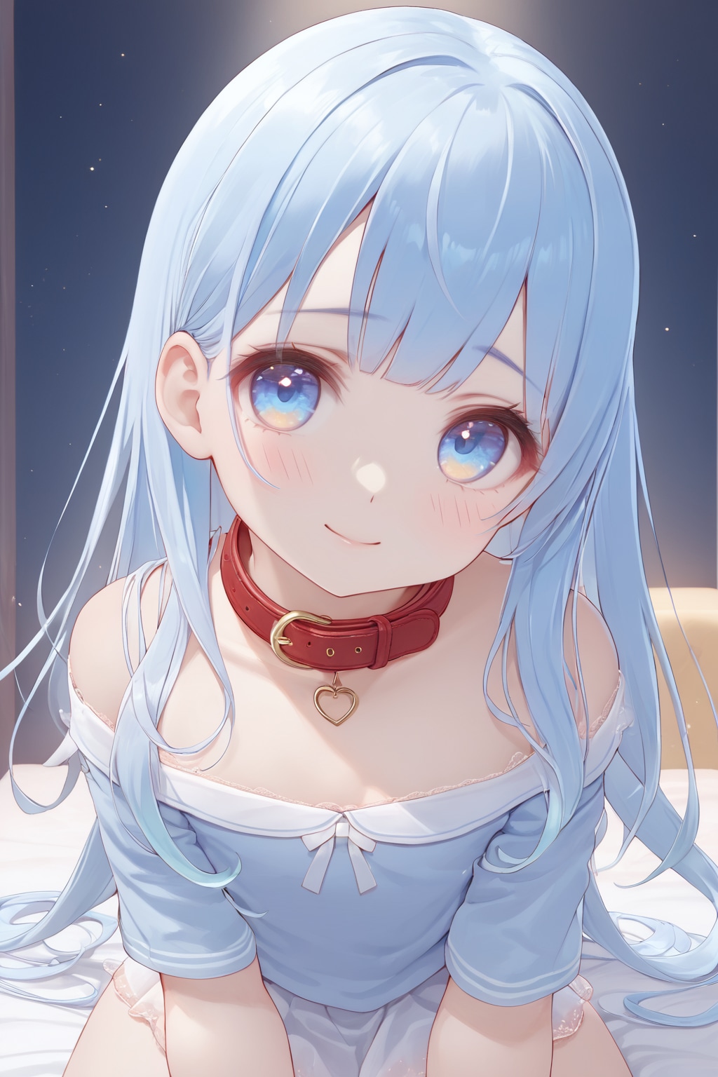 チャームポイントの赤い首輪